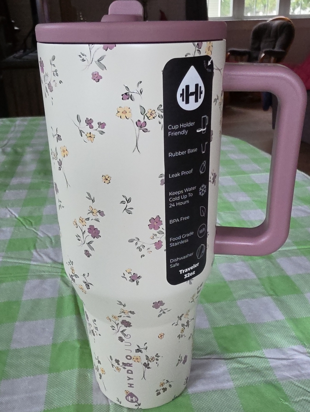 HydroJug 32 oz Traveler - Flora